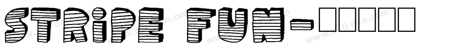 Stripe Fun字体转换